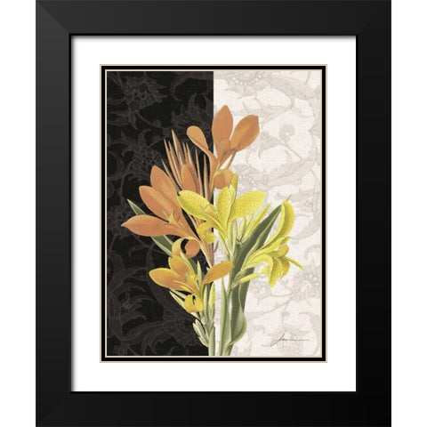 Centerpiece I Black Modern Wood Framed Art Print with Double Matting by Burghardt, James