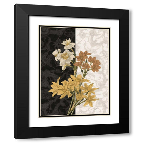 Centerpiece III Black Modern Wood Framed Art Print with Double Matting by Burghardt, James
