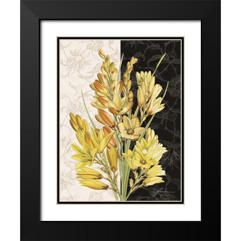 Centerpiece IV Black Modern Wood Framed Art Print with Double Matting by Burghardt, James