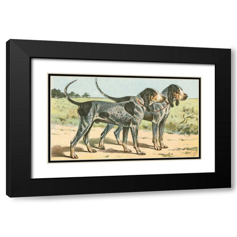 Mans Best Friend VIII Black Modern Wood Framed Art Print with Double Matting by Unknown