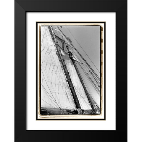 Set Sail I Black Modern Wood Framed Art Print with Double Matting by DeNardo, Laura