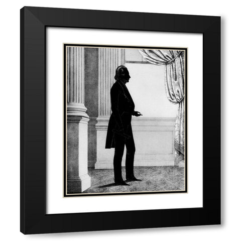 Men of Distinction I Black Modern Wood Framed Art Print with Double Matting by Brown, William Henry