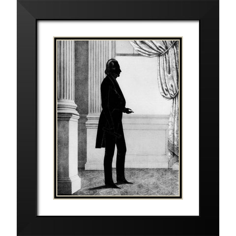 Men of Distinction I Black Modern Wood Framed Art Print with Double Matting by Brown, William Henry
