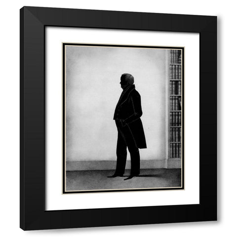 Men of Distinction IV Black Modern Wood Framed Art Print with Double Matting by Brown, William Henry