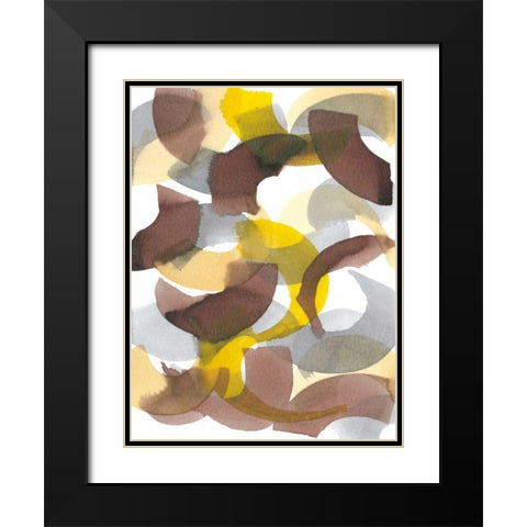 Parenthesis I Black Modern Wood Framed Art Print with Double Matting by Fuchs, Jodi