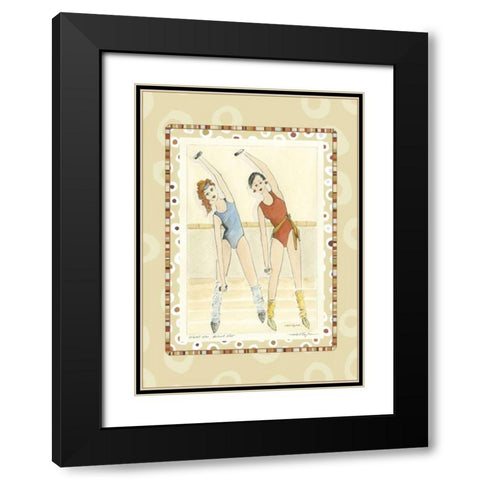 Waist Not, Want Not Black Modern Wood Framed Art Print with Double Matting by Taylor, Kris