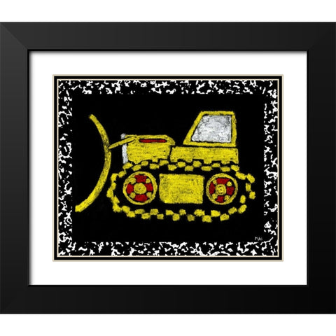 Recess I Black Modern Wood Framed Art Print with Double Matting by Zarris, Chariklia