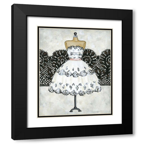 Vintage Style II Black Modern Wood Framed Art Print with Double Matting by Zarris, Chariklia