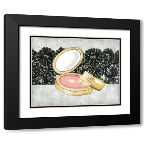 Femme Boudoir V Black Modern Wood Framed Art Print with Double Matting by Zarris, Chariklia