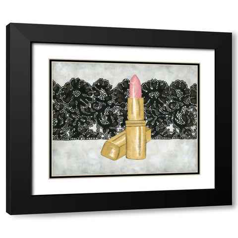 Femme Boudoir VII Black Modern Wood Framed Art Print with Double Matting by Zarris, Chariklia