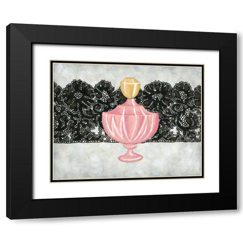 Femme Boudoir IX Black Modern Wood Framed Art Print with Double Matting by Zarris, Chariklia