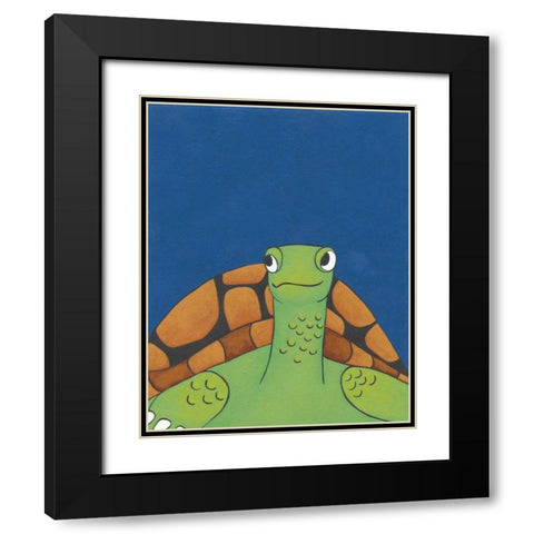 Pet Portraits IV Black Modern Wood Framed Art Print with Double Matting by Zarris, Chariklia