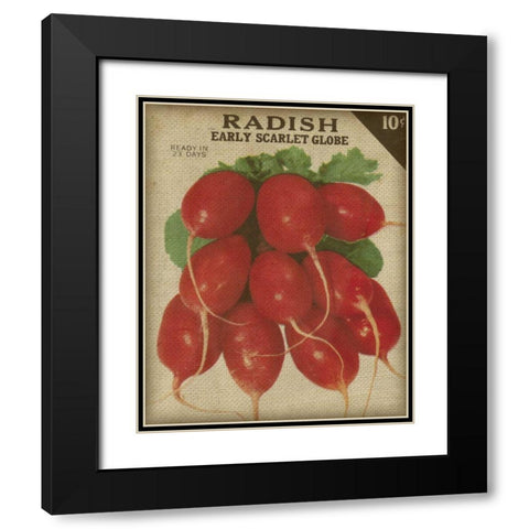 Heirloom Variety I Black Modern Wood Framed Art Print with Double Matting by Fagalde, Jarman