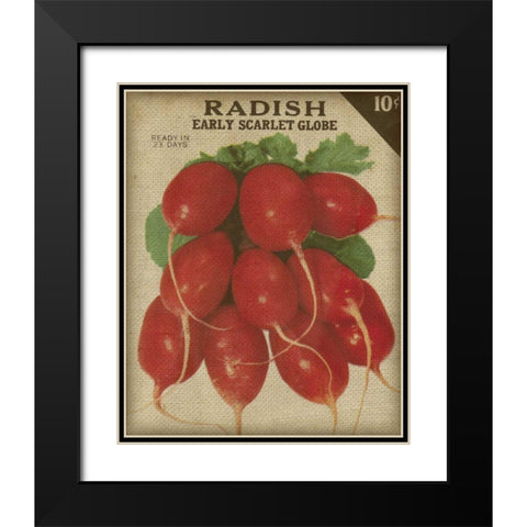 Heirloom Variety I Black Modern Wood Framed Art Print with Double Matting by Fagalde, Jarman