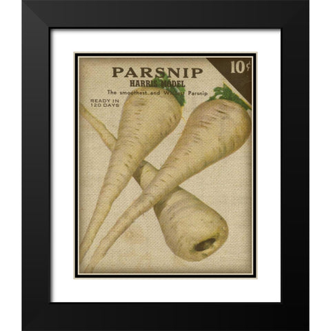 Heirloom Variety IV Black Modern Wood Framed Art Print with Double Matting by Fagalde, Jarman