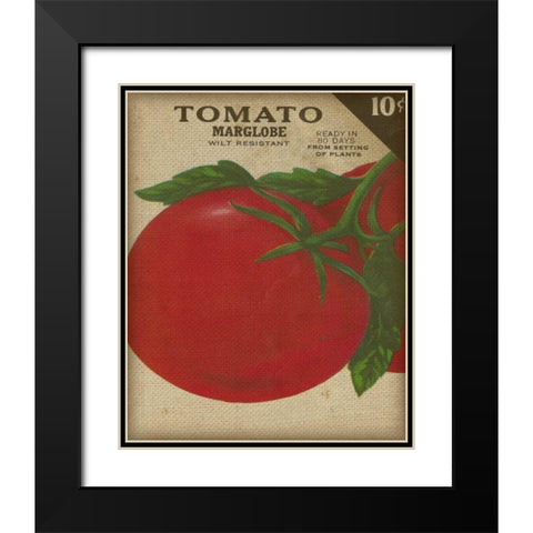 Heirloom Variety V Black Modern Wood Framed Art Print with Double Matting by Fagalde, Jarman