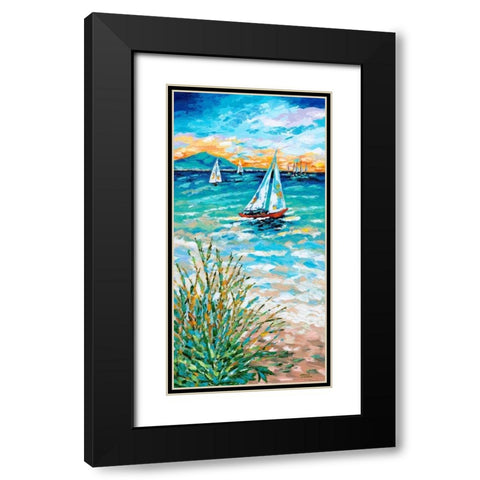 Wind in my Sail I Black Modern Wood Framed Art Print with Double Matting by Vitaletti, Carolee