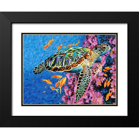 Cruising Along II Black Modern Wood Framed Art Print with Double Matting by Vitaletti, Carolee