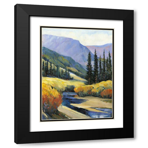 Purple Mountain Majesty I Black Modern Wood Framed Art Print with Double Matting by OToole, Tim