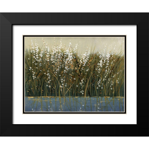 By the Tall Grass I Black Modern Wood Framed Art Print with Double Matting by OToole, Tim