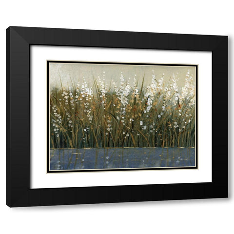 By the Tall Grass II Black Modern Wood Framed Art Print with Double Matting by OToole, Tim