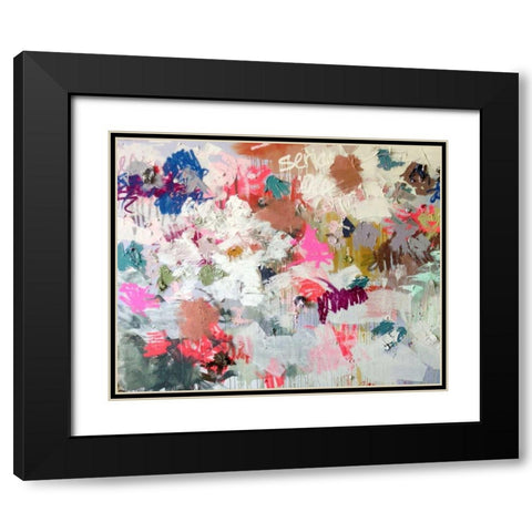 Really I Black Modern Wood Framed Art Print with Double Matting by Youngstrom, Kent