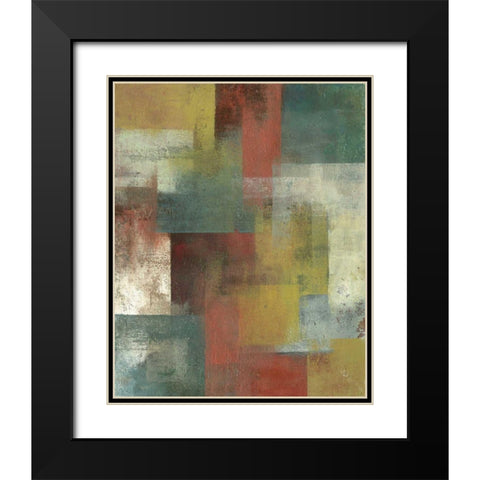 Amelia Island Blue I Black Modern Wood Framed Art Print with Double Matting by Green-Aldridge, W.