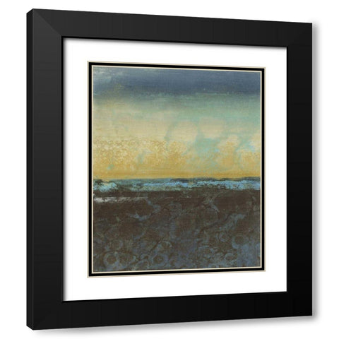 Diffused Light II Black Modern Wood Framed Art Print with Double Matting by Green-Aldridge, W.