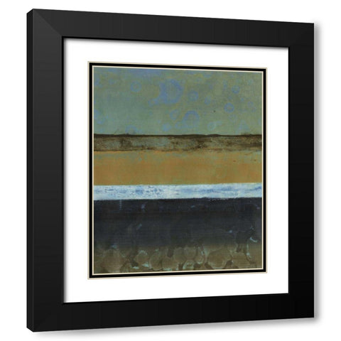 Diffused Light V Black Modern Wood Framed Art Print with Double Matting by Green-Aldridge, W.