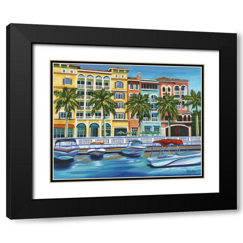 Tropical Rendezvous I Black Modern Wood Framed Art Print with Double Matting by Vitaletti, Carolee