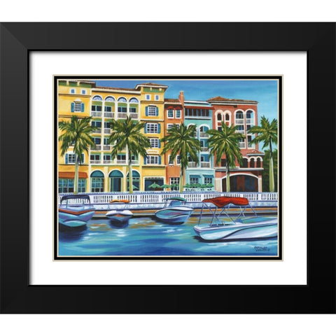 Tropical Rendezvous I Black Modern Wood Framed Art Print with Double Matting by Vitaletti, Carolee