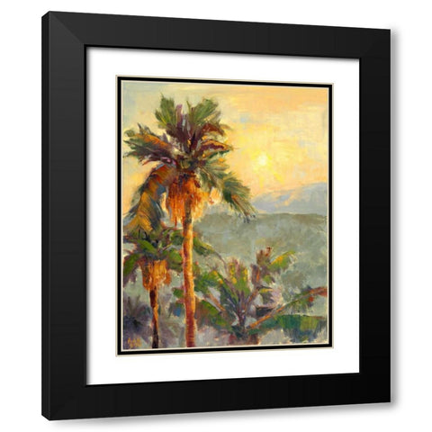 Desert Repose VII Black Modern Wood Framed Art Print with Double Matting by Oleson, Nanette