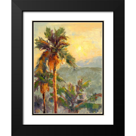 Desert Repose VII Black Modern Wood Framed Art Print with Double Matting by Oleson, Nanette