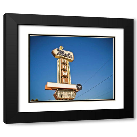 Vintage Bowl II Black Modern Wood Framed Art Print with Double Matting by Recapturist