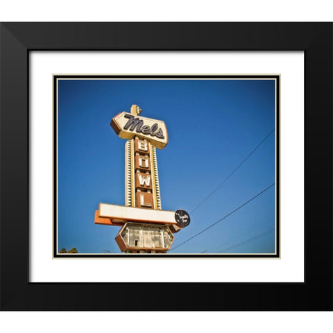 Vintage Bowl II Black Modern Wood Framed Art Print with Double Matting by Recapturist