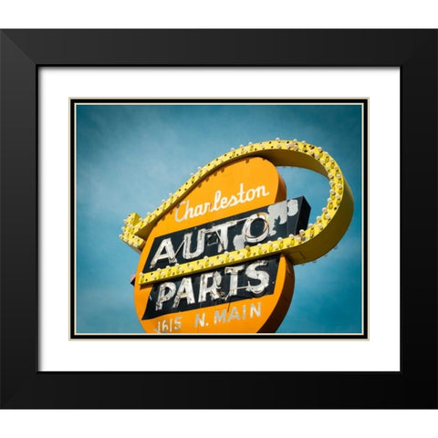 Vintage Retail I Black Modern Wood Framed Art Print with Double Matting by Recapturist