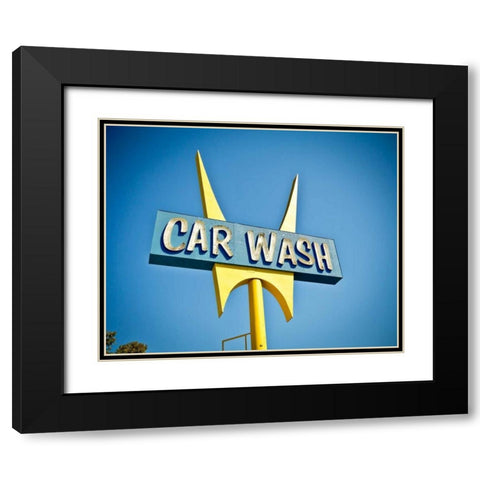 Vintage Retail II Black Modern Wood Framed Art Print with Double Matting by Recapturist