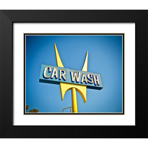 Vintage Retail II Black Modern Wood Framed Art Print with Double Matting by Recapturist