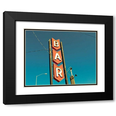 Vintage Retail III Black Modern Wood Framed Art Print with Double Matting by Recapturist