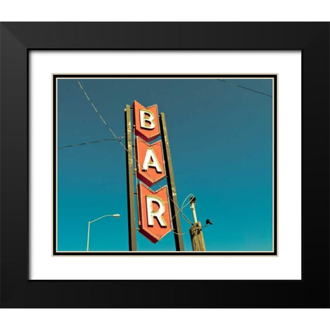 Vintage Retail III Black Modern Wood Framed Art Print with Double Matting by Recapturist