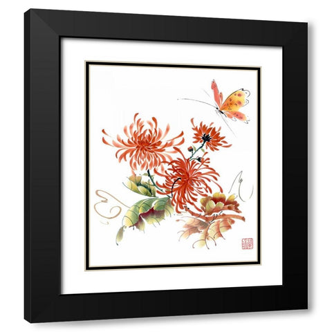 The Light Touch II Black Modern Wood Framed Art Print with Double Matting by Parker, Nan Rae