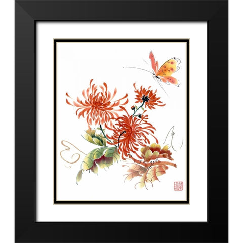 The Light Touch II Black Modern Wood Framed Art Print with Double Matting by Parker, Nan Rae