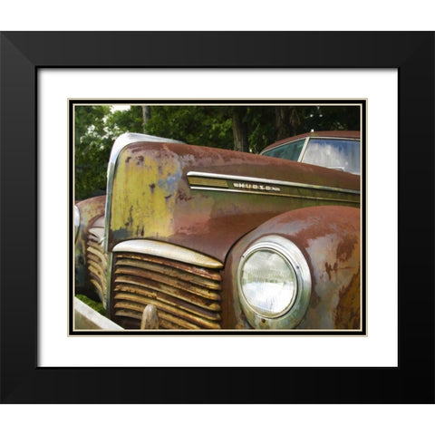 Small Rusty Hudson II Black Modern Wood Framed Art Print with Double Matting by Head, Danny