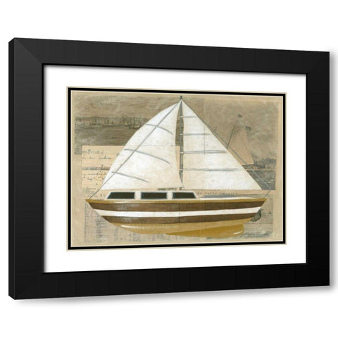 Tour by Boat I Black Modern Wood Framed Art Print with Double Matting by Zarris, Chariklia