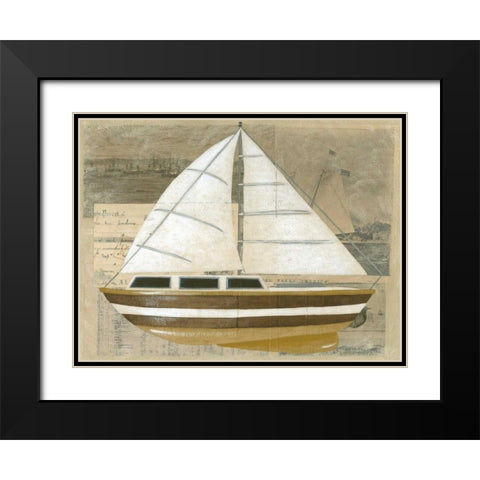 Tour by Boat I Black Modern Wood Framed Art Print with Double Matting by Zarris, Chariklia