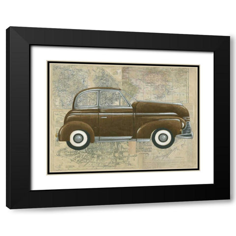 Tour by Car I Black Modern Wood Framed Art Print with Double Matting by Zarris, Chariklia