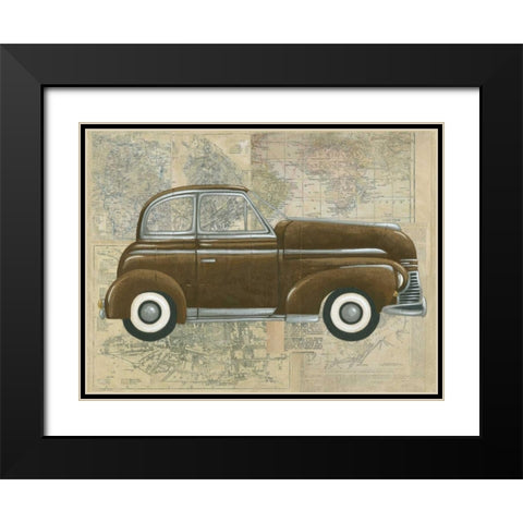 Tour by Car I Black Modern Wood Framed Art Print with Double Matting by Zarris, Chariklia