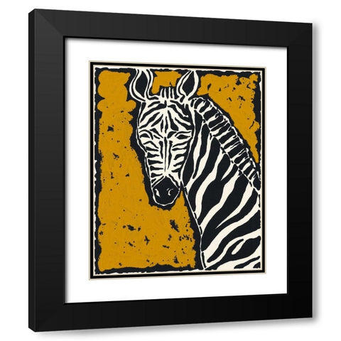 Serengeti I Black Modern Wood Framed Art Print with Double Matting by Zarris, Chariklia