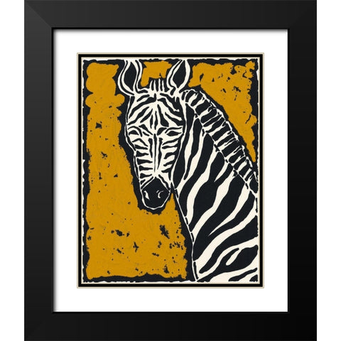 Serengeti I Black Modern Wood Framed Art Print with Double Matting by Zarris, Chariklia