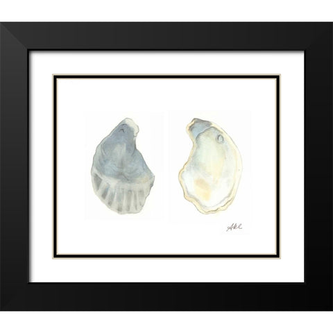 Tidal Treasure II Black Modern Wood Framed Art Print with Double Matting by Ludwig, Alicia